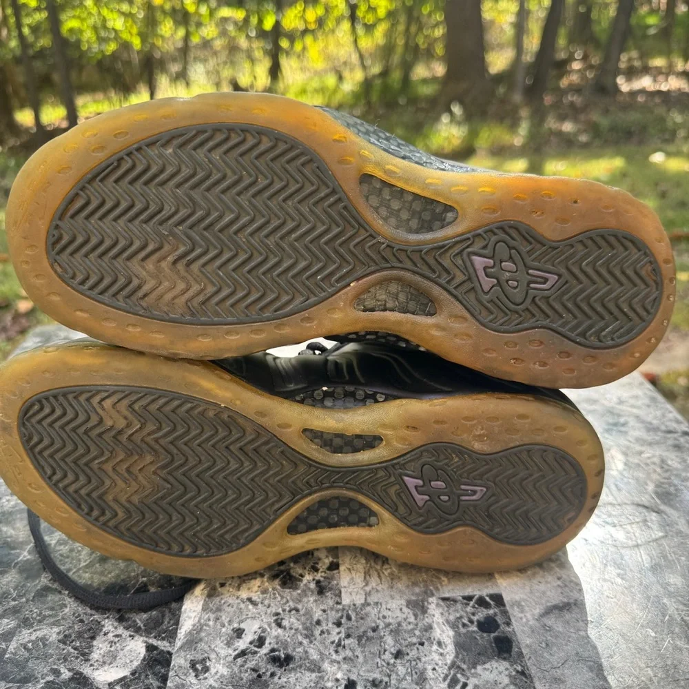Nike Air Foamposite One Eggplant 2009 314996-051 Size 9.5 Men ( SOLE DETACHED) - Picture 16 of 16